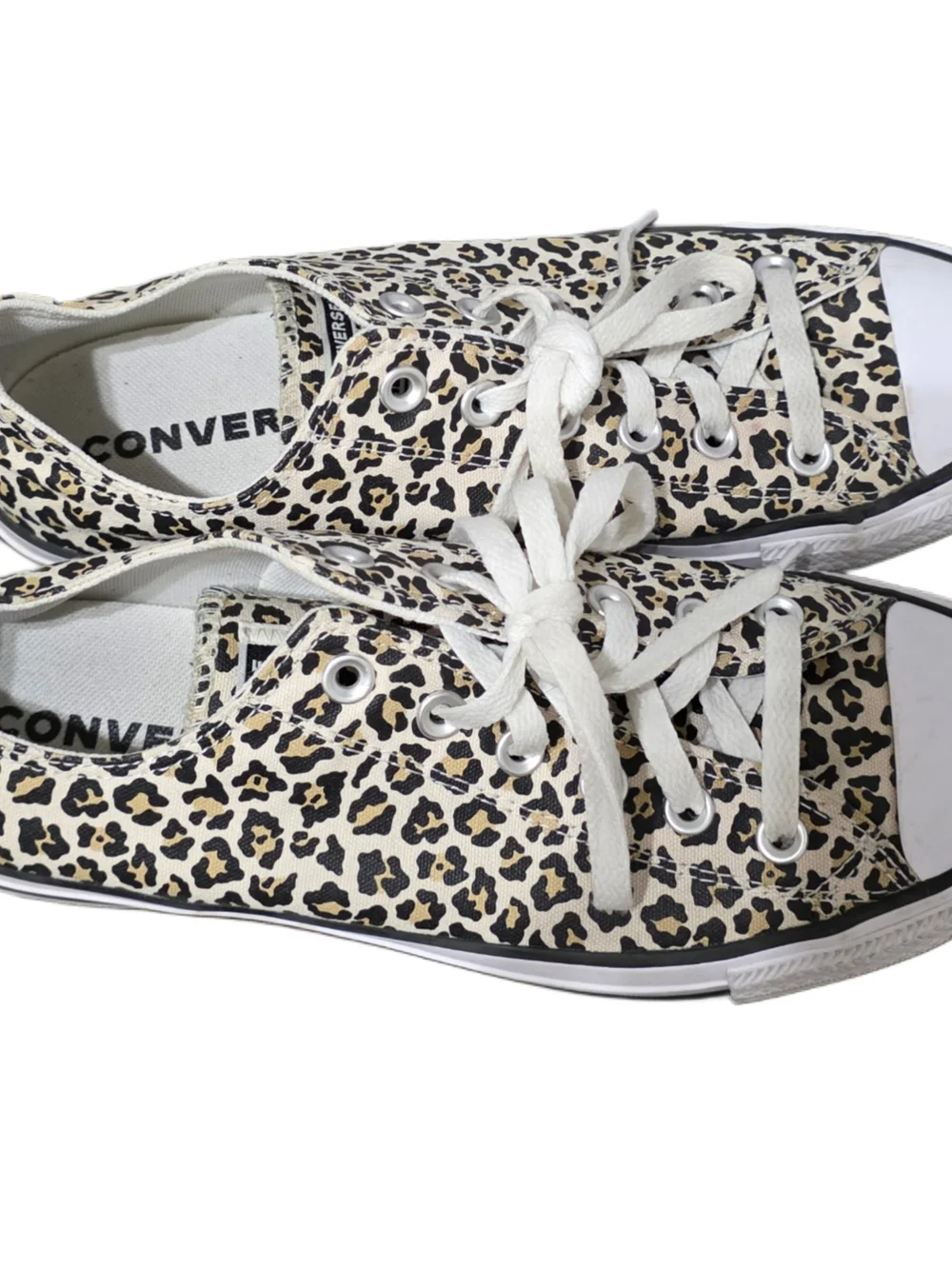 Converse Chuck Taylor Low Top Sneakers - Leopard Print - Picture 8 of 10